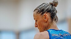 Kate�ina Barto�ová v dresu Levhartic Chomutov