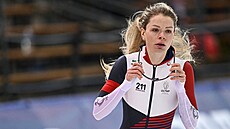 Nikola Zdráhalová na oválu v Milwaukee