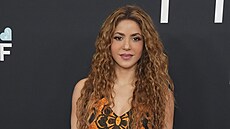 Shakira na cenách Grammy v Los Angeles (2. února 2025)