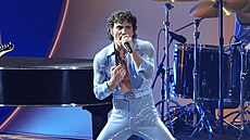 Benson Boone na cenách Grammy v Los Angeles (2. února 2025)