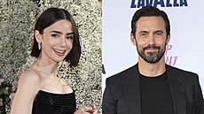 Lily Collinsová a Milo Ventimiglia