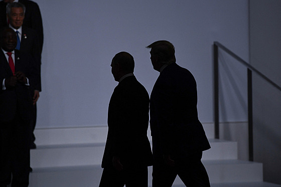 Vladimir Putin a Donald Trump