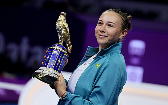 Amanda Anisimovová, vít�zka turnaje v Dauhá