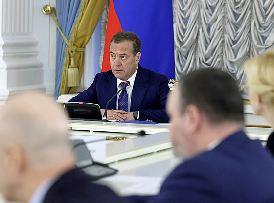 Místop�edseda Rady bezpe�nosti Ruské federace a bývalý ruský prezident Dmitrij...