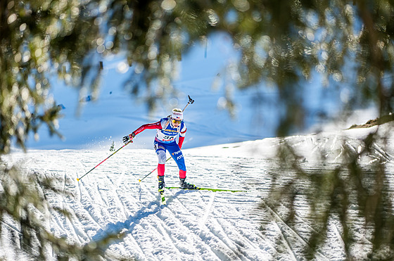 Tereza Voborníková b�hem vytrvalostního závodu v Lenzerheide.