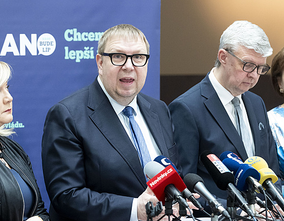 Místopedseda ANO a stínový ministr práce a sociálních vcí Ale Juchelka na...