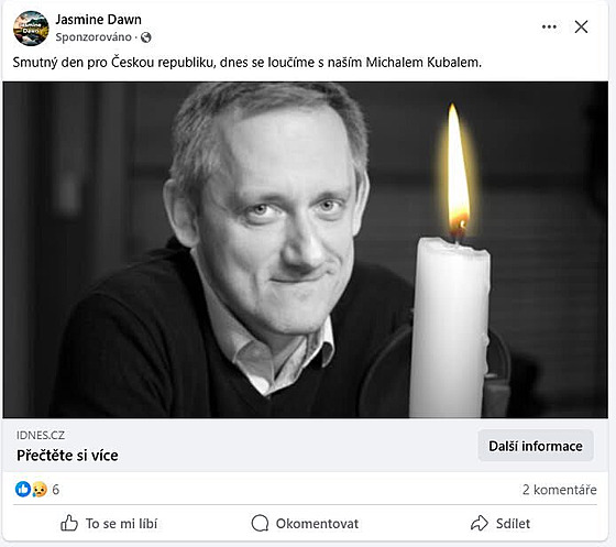 Podvodné stránky okopírovaly vzhled zpravodajského serveru iDNES.cz.