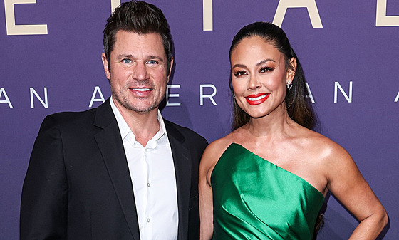 Nick Lachey a jeho man�elka Vanessa (Beverly Hills, 2024)