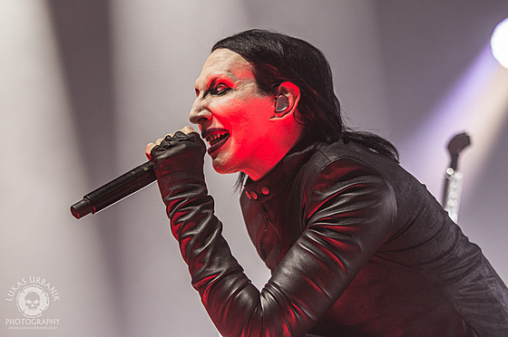 Americký umlec Marilyn Manson vystoupil v Brn. (14. února 2025)