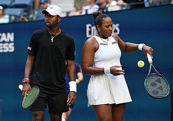 Donald Young a Taylor Townsendová ve finále smí�ené �ty�hry na US Open