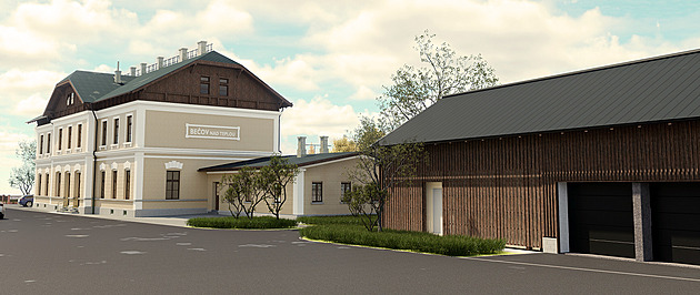 Nádraní budova v Beov nad Teplou získá podobu, jakou mlo na konci 19....