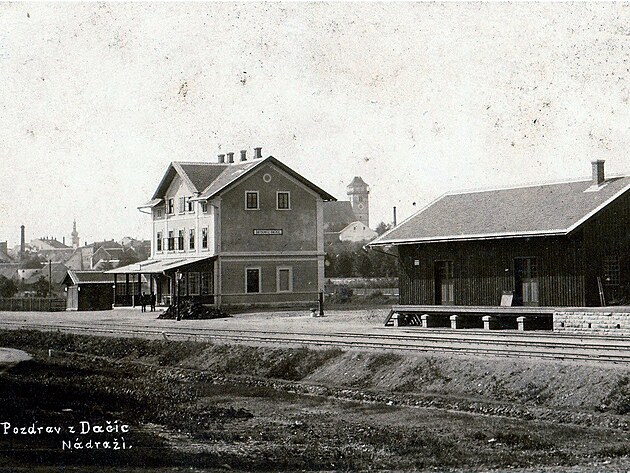 N�dra�� Da�ice na dobov� pohlednici