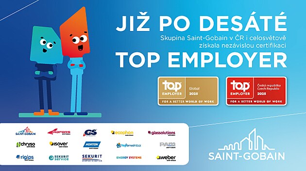 Saint-Gobain ADFORS CZ opt ocenn TOP Employer 2025