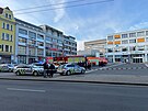 Policist� prov��uj� bombu nahl�enou �SOB v �st� nad Labem