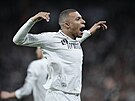 Kylian Mbappé slaví rychlý gól v úvodu utkání Realu se City.