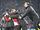 Hrá�i PSV Eindhovenu slaví úsp�nou odvetu proti Juventusu a postup do...