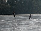 Rybnky na Vysoin pokrv siln vrstva ledu