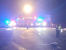 Z�b�r z m�sta tragick� nehody na severn�m obchvatu Opavy, p�i kter� zem�eli t�i...