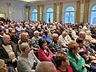 Kulturn dm Na Rybnku v Opav dokzal Andrej Babi zcela zaplnit. (18. nora...
