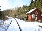 Dnes ji� neexistující a dávno zbouraný strá�ní domek u �ervené nad Vltavou,...