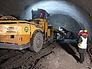 Ra�ba p�lkilometrov�ho d�lni�n�ho tunelu Homole postoupila do t�etiny. Ve v�t��...