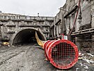 Ra�ba p�lkilometrov�ho d�lni�n�ho tunelu Homole postoupila do t�etiny. Ve v�t��...