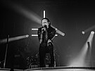 Americk� um�lec Marilyn Manson vystoupil v Brn�. (14. �nora 2025)