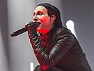Americk� um�lec Marilyn Manson vystoupil v Brn�. (14. �nora 2025)