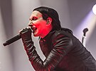 Americk� um�lec Marilyn Manson vystoupil v Brn�. (14. �nora 2025)