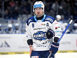 Hokejový útoník Jakub Flek z brnnské Komety