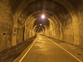 Starý Vítkovský tunel. Bez lidí je d�siv� krásný.