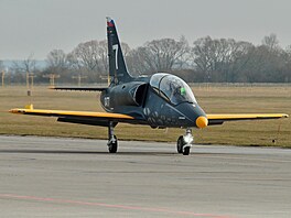 První dva nové letouny L-39 Skyfox vstoupily do slu�by v pardubickém Centru...