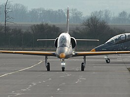 První dva nové letouny L-39 Skyfox vstoupily do slu�by v pardubickém Centru...