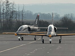 První dva nové letouny L-39 Skyfox vstoupily do slu�by v pardubickém Centru...