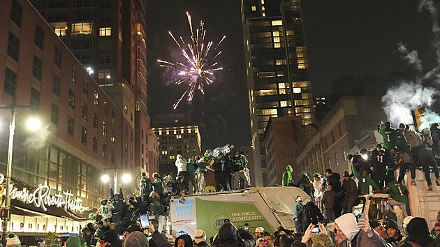 Fanou�ci Philadelphia Eagles slav� v�hru v Super Bowlu.