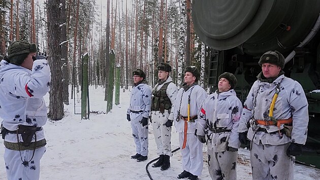 Ru�t� voj�ci b�hem cvi�en� s mezikontinent�ln� balistickou raketou JARS (6. �nora 2025)