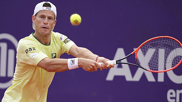 Argentinsk� tenista Diego Schwartzman odehr�l v Buenos Aires posledn� turnaj...