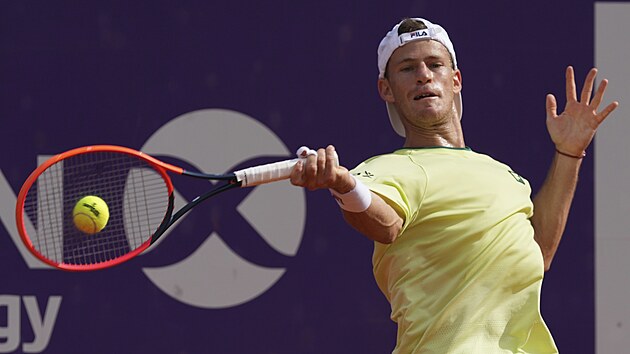 Argentinsk� tenista Diego Schwartzman odehr�l v Buenos Aires posledn� turnaj...