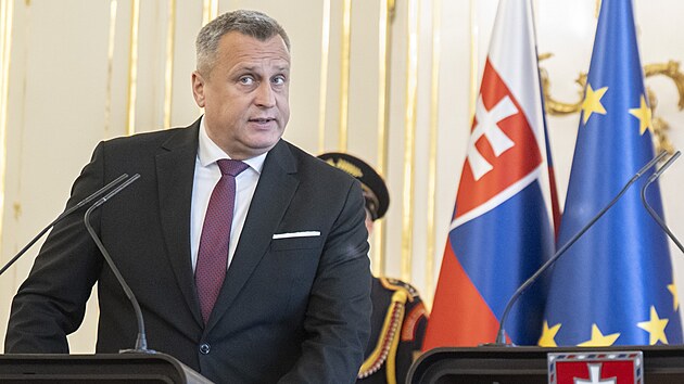 P�edseda Slovensk� n�rodn� strany Andrej Danko (4. �nora 2025)