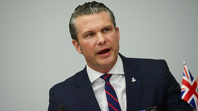 Americk� ministr obrany Pete Hegseth (12. �nora 2025)