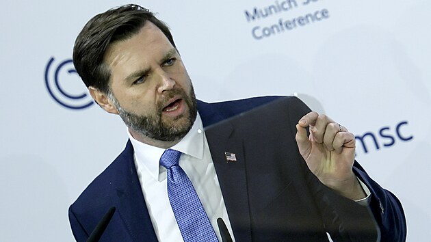 Americk viceprezident J. D. Vance (14. nora 2025)