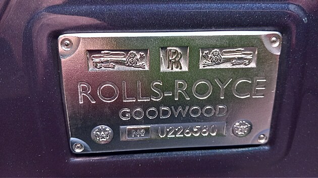 Vrobn zvod znaky Rolls-Royce v Goodwoodu