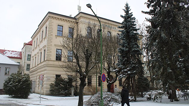 T�eb�� nech� prom�nit prostor p�ed zdej��m gymn�ziem. Ubude dl�d�n�, v�c prostoru dostane zele� v�etn� kv�tinov�ch z�hon�. Star� stromy nahrad� nov� v�sadba.