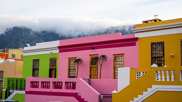 Historick� �tvr� Bo-Kaap v Kapsk�m M�st�. (30. b�ezna 2023)