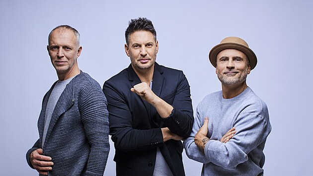 David �kach, V�clav Jel�nek a Ale� Lehk� z kapely Lunetic