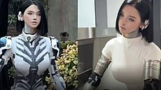�í�anka si plní sv�j sen. Chce vypadat jako robot.