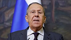 Ruský ministr zahranií Sergej Lavrov (12. února 2025)