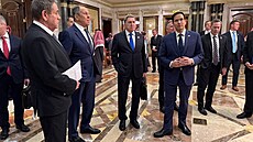 Ruská a americká delegace v Rijádu (18. února 2025)