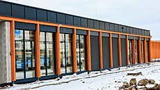 V sousedství hokejové haly Rondo v Brn� se ty�í u� tém�� hotový objekt...