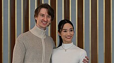 První sólisté Královského baletu v Londýn� Fumi Kaneková a Vadim Muntagirov...